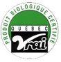 Logo de certification Québec Vrai, produit biologique certifié